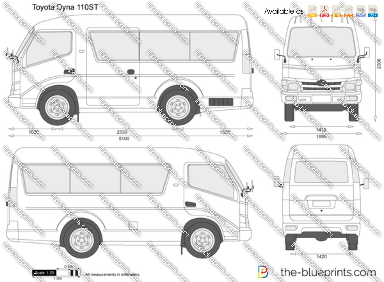 Toyota dyna logo vector