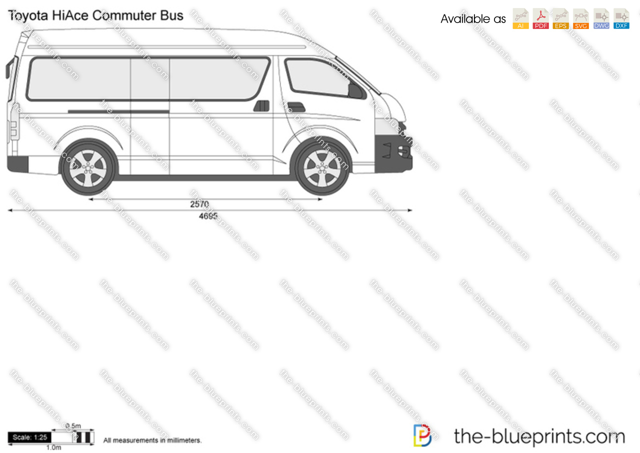 autocad toyota hiace #3