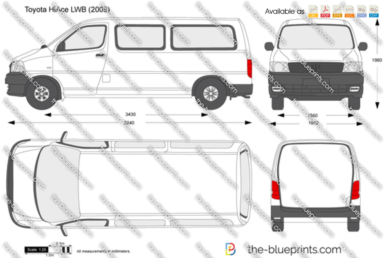 autocad toyota hiace #4