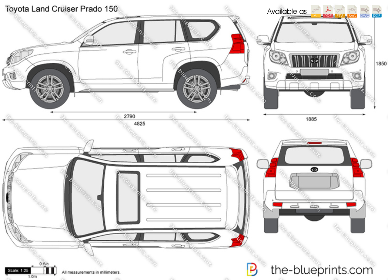 2010 toyota prado dimensions #7