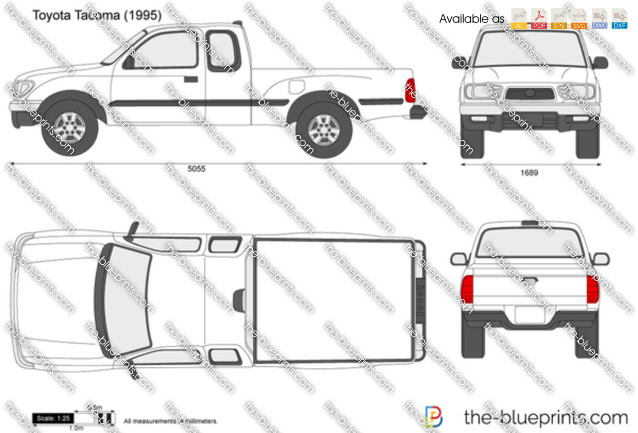 2004 toyota tacoma dimensions #5