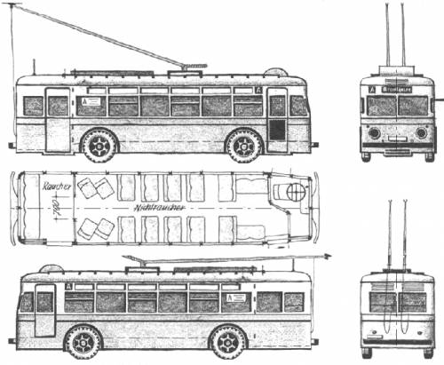 Bussing Obus Leipzig (1938)