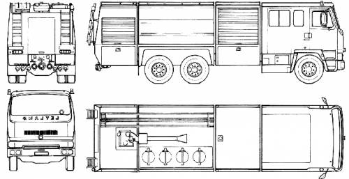 Leyland 300 Rosenbauer Fire Truck (1985)