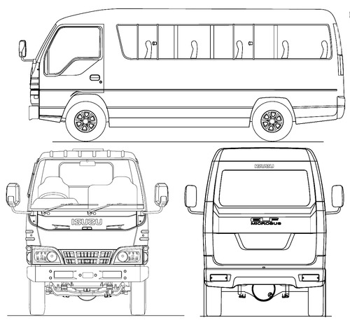 Isuzu Elf NKR 55 Microbus LWB (2015)