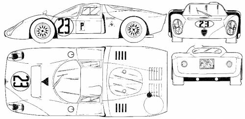 Alfa Romeo T33 Daytona Coupe (1968)