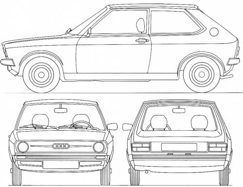 Audi 50 LS (1976)