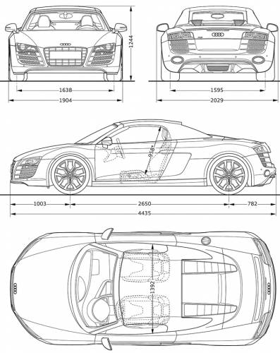 Audi R8 Spyder 5.2 FSI quattro (2011)