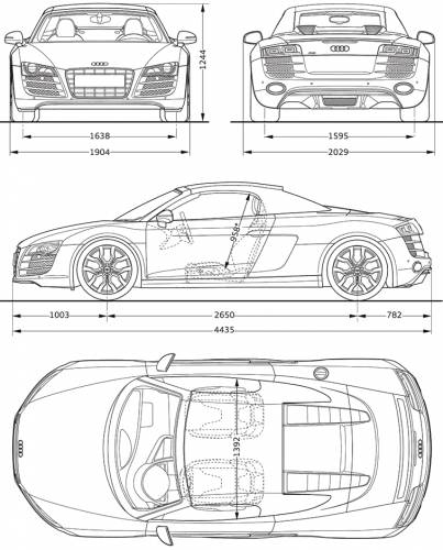 Audi R8 Spyder 5.2 FSI quattro (2011)