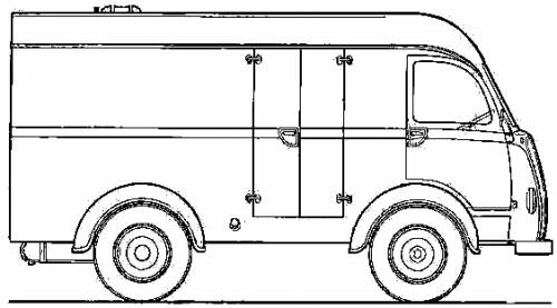 Austin K8 3-way Van