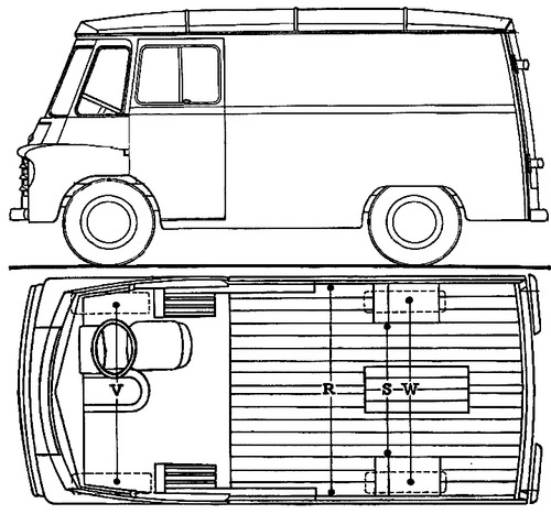 Austin LD 25cwt 1.5ton Van (1962)