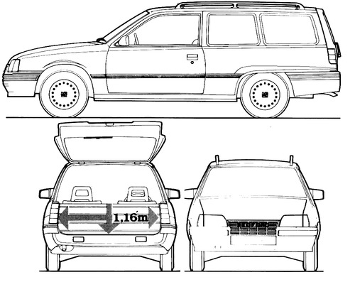 Bedford Astra Van (1984)