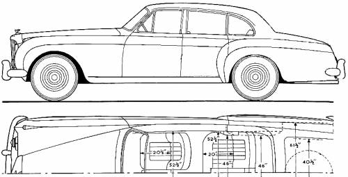 Bentley Continental S2 Flying Spur Saloon HJ Mulliner (1961)