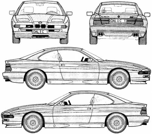 Alpina B12 (BMW 850i) (E31) (1989)
