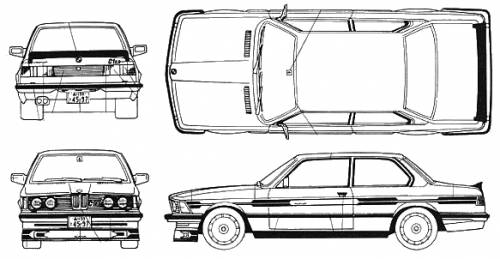 BMW 323i Coupe Saloon Alpina C1-2.3 (E30)
