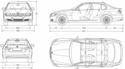 BMW 3-Series Facelift (E90) (2008)