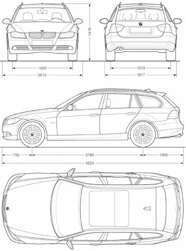 BMW 3-series Touring (E91) (2005)
