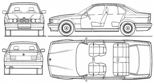 BMW 5-Series Sedan (E34)
