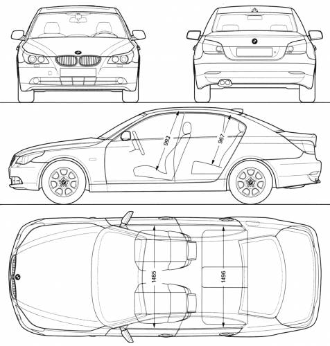BMW 5-series Sedan (E60)