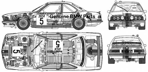 BMW 6-Series 635 CSI Gr.A (E24) (1983)