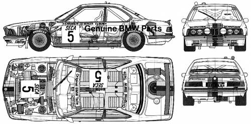 BMW 6-Series 635 CSI Gr.A Racing (E24)