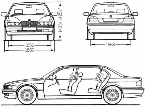 BMW 7-Series 750Li (E38)
