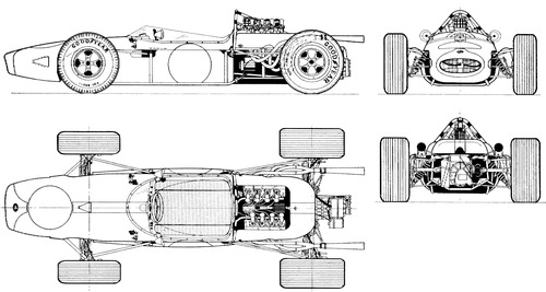 Brabham Ford BT19 F1 GP (1966)