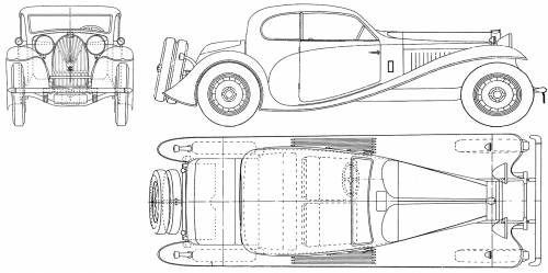 Bugatti Type 50T Coupe De Ville (1932)