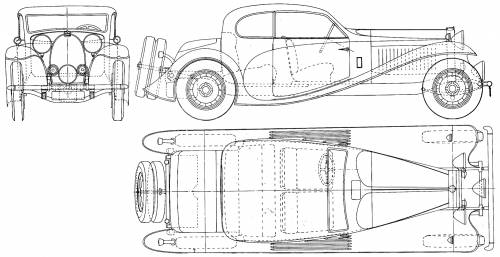Bugatti Type 50T Coupe De Ville (1933)