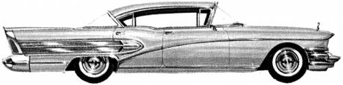 Buick Roadmaster 75R Riviera 4-Door Hardtop (1958)