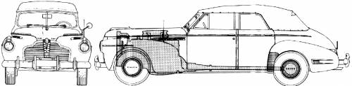 Buick Roadmaster Model 71C Convertible Sedan (1941)