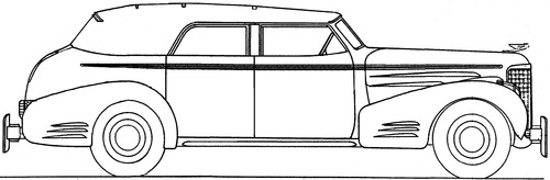 Cadillac 60 Special Convertible Sedan (1939)