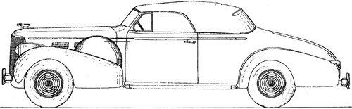 Cadillac Series 75 Fleetwood V16 Convertible Coupe (1938)
