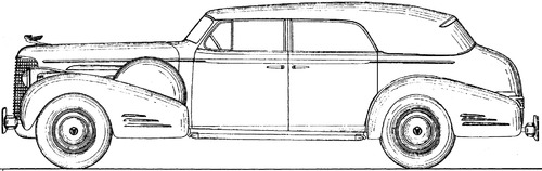Cadillac Series 90 Fleetwood Convertible Sedan (1938)