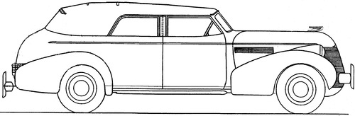 Cadillac Series 90 Fleetwood Convertible Sedan (1939)
