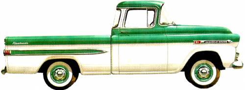 Chevrolet Apache 3134 Pick-up Fleetside (1959)