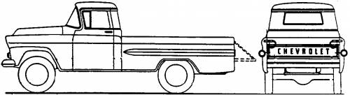Chevrolet Apache Pick-up Fleetside (1959)