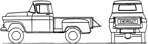 Chevrolet Apache Pick-up Stepside 4x4 (1959)