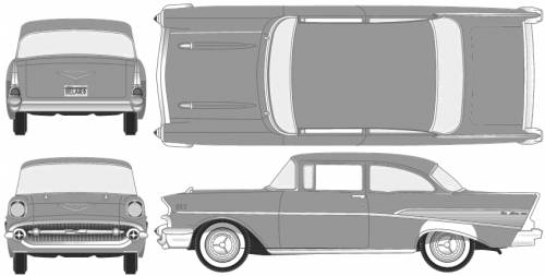 Chevrolet Bel Air 2-Door Hardtop (1957)