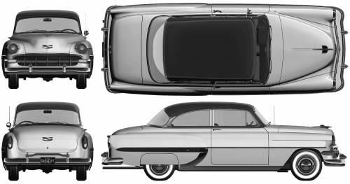 Chevrolet Bel Air 2-Door Sedan (1954)