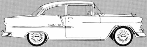 Chevrolet Bel Air 2-Door Sedan (1955)
