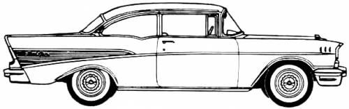 Chevrolet Bel Air 2-Door Sedan (1957)