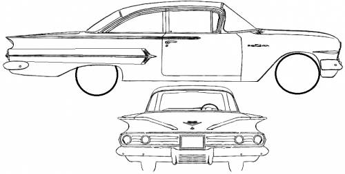 Chevrolet Bel Air 2-Door Sedan (1960)