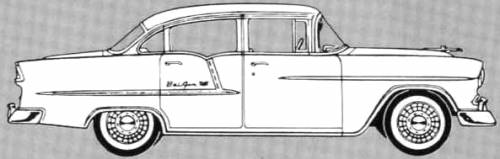 Chevrolet Bel Air 4-Door Sedan (1955)