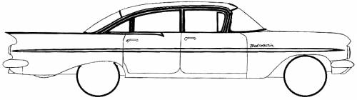 Chevrolet Bel Air 4-Door Sedan (1959)