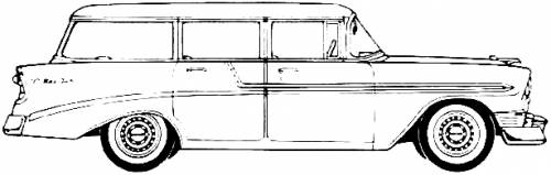 Chevrolet Bel Air Beauville 2-Door Station Wagon (1956)
