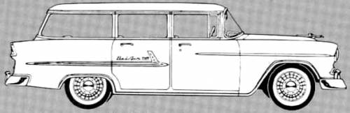 Chevrolet Bel Air Beauville 4-Door Station Wagon (1955)