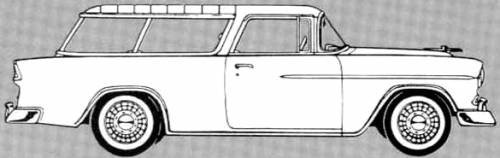 Chevrolet Bel Air Nomad 2-Door Station Wagon (1955)