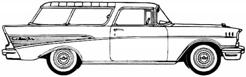 Chevrolet Bel Air Nomad 2-Door Station Wagon (1957)