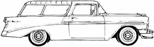 Chevrolet Bel Air Nomad Station Wagon 2-Door (1956)