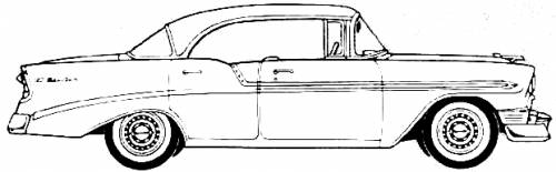 Chevrolet Bel Air Sport Sedan (1956)